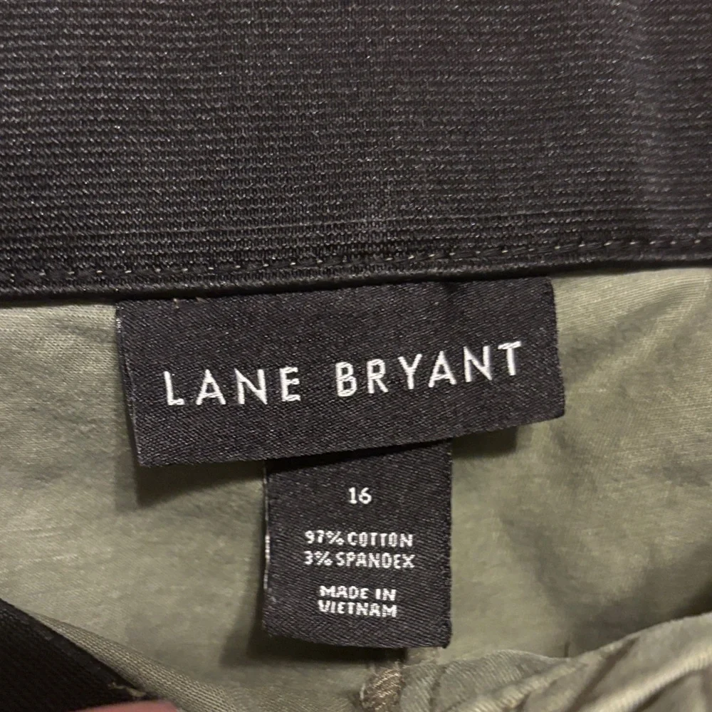 Lane Bryant Olive Cargo Shorts